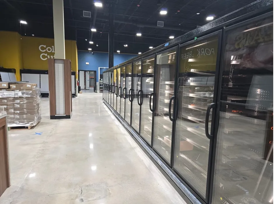 commercial cooler power comsuption
